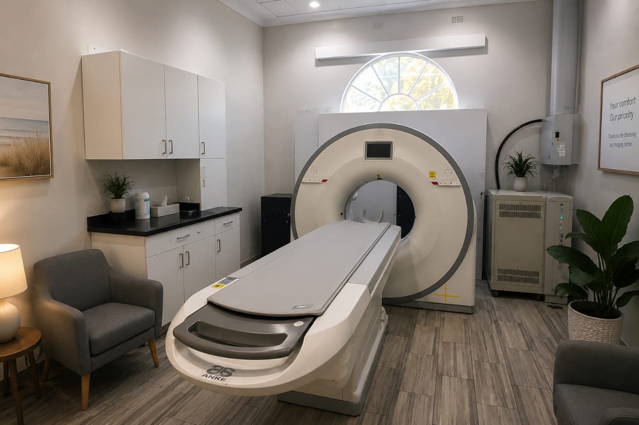 CT scan room at The Radiology Clinic